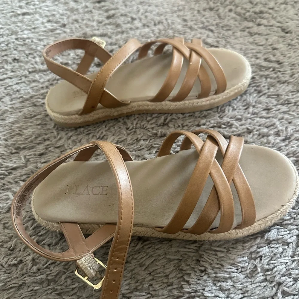 Preloved Girls Tan Sandals